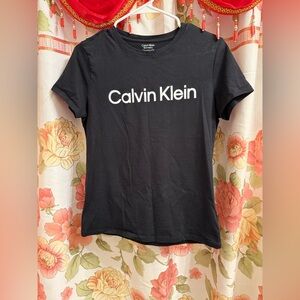 Calvin Klein Women's Stretch Black Tee